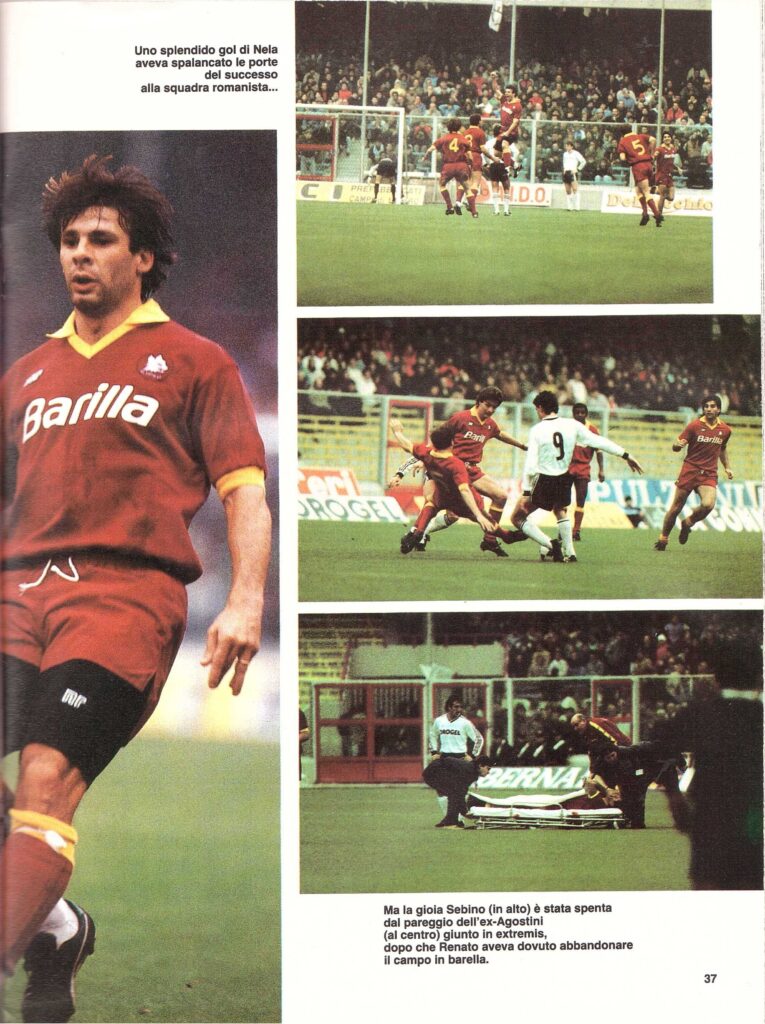 LaRoma, dicembre 1988, n. 56, p. 37, Cesena-Roma 1988-89