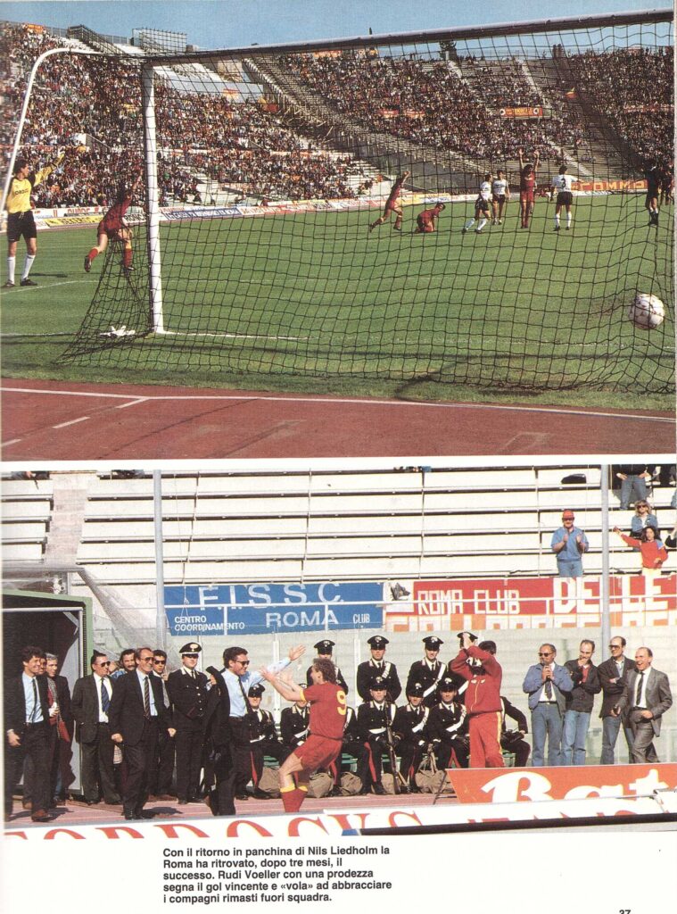 LaRoma, maggio 1989, n. 61, p. 37, Roma-Cesena 1988-89