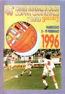 Programma ufficiale Torneo di Viareggio febbraio 1996, copertina