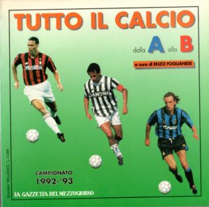 Tutto il calcio dalla A alla B 1992-93, copertina