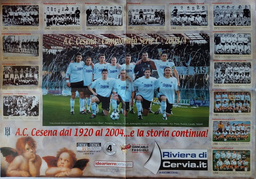 poster rosa Cesena 2003-04 CesenaCesena