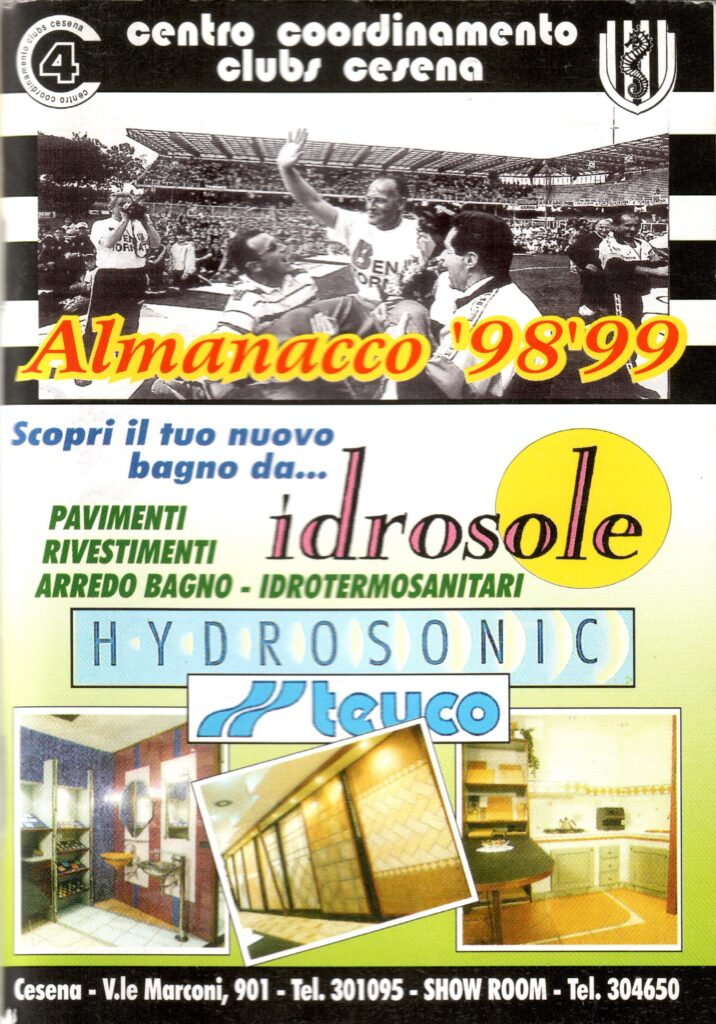 Almanacco bianconero 1998-99, copertina