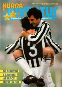 Hurrà Juventus maggio 1988, n. 5, copertina 1987-88