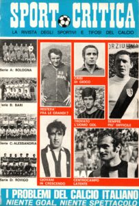 Sport Critica, ottobre 1970, n. 8, copertina 1970-71